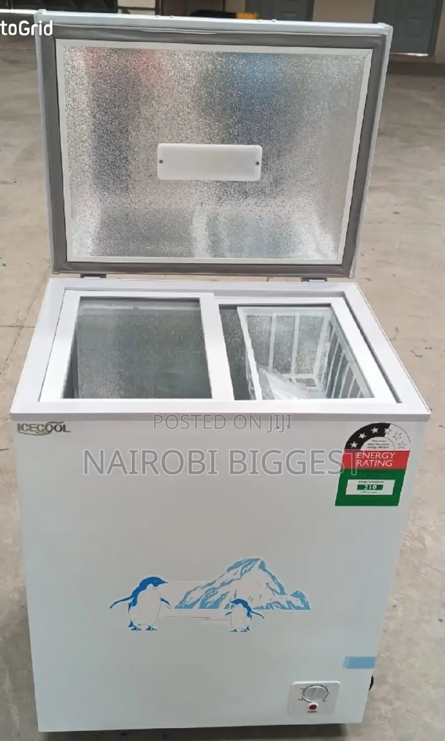 Icecool 119litres White Deep Freezer