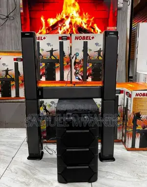 Nobel Tall Boy Speakers-Bt Hometheare-55000w Pmpo- Nb 2040