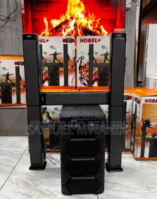 Nobel Tall Boy Speakers-Bt Hometheare-55000w Pmpo- Nb 2040