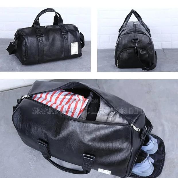 *Leather Duffle Bag*