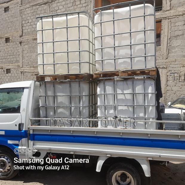 1000l Water Tank With Steel Cage. - thumbnail 2