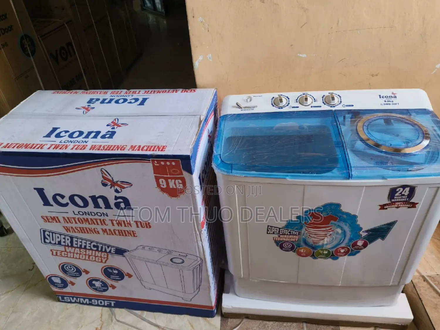 9kg Icona Twin Tub Washing Machine