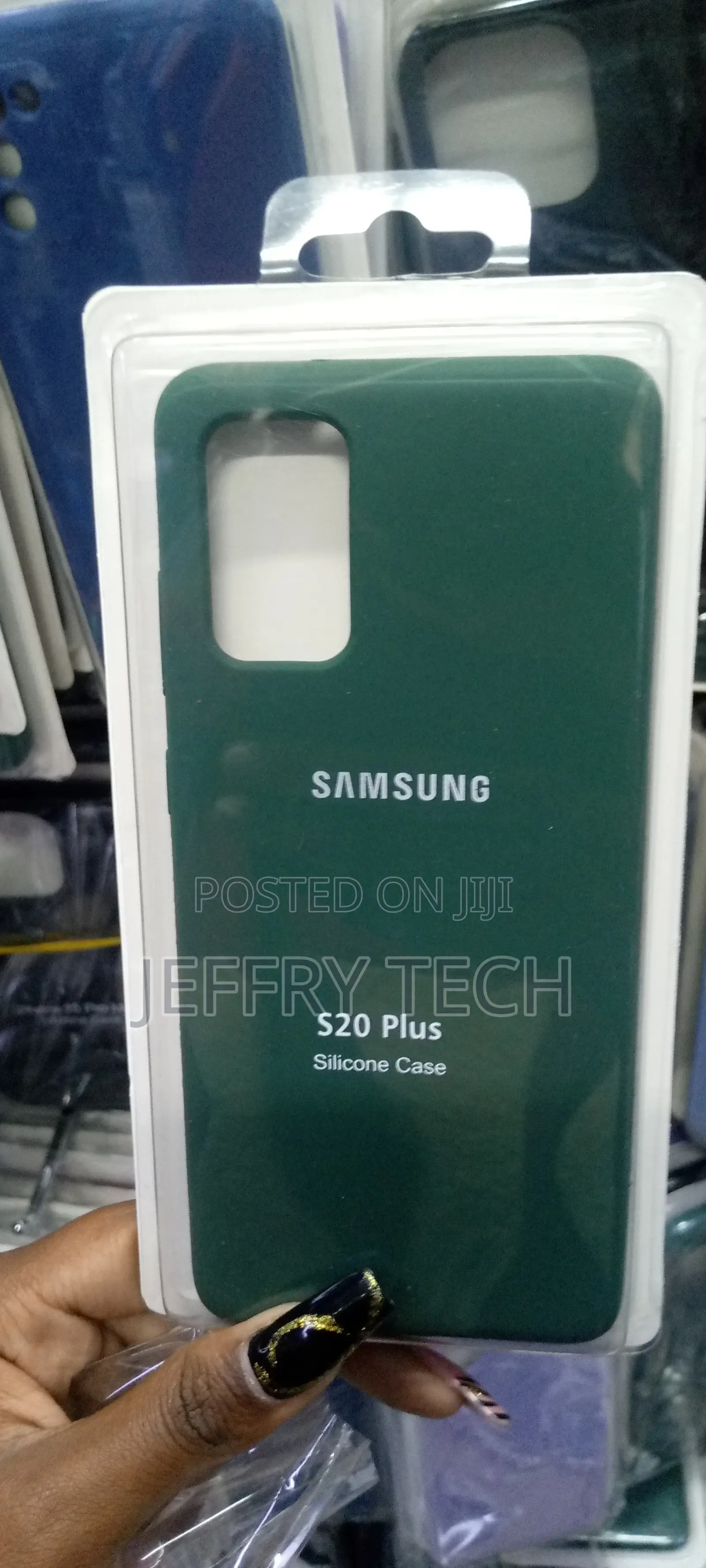Samsung S20 Plus Silicone Case - Mint Green