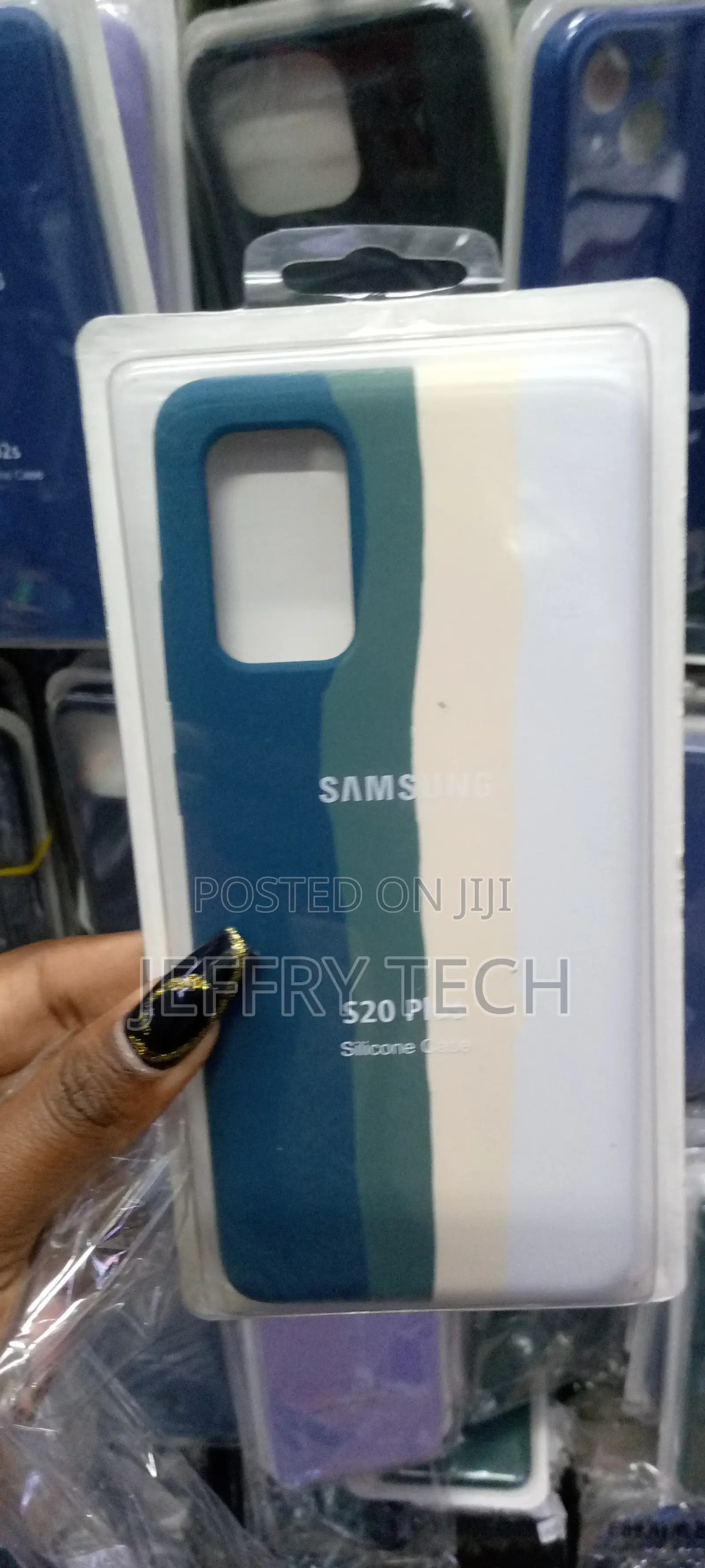 Samsung Galaxy S20 Plus Case Rainbow Design Clear Soft Rubb