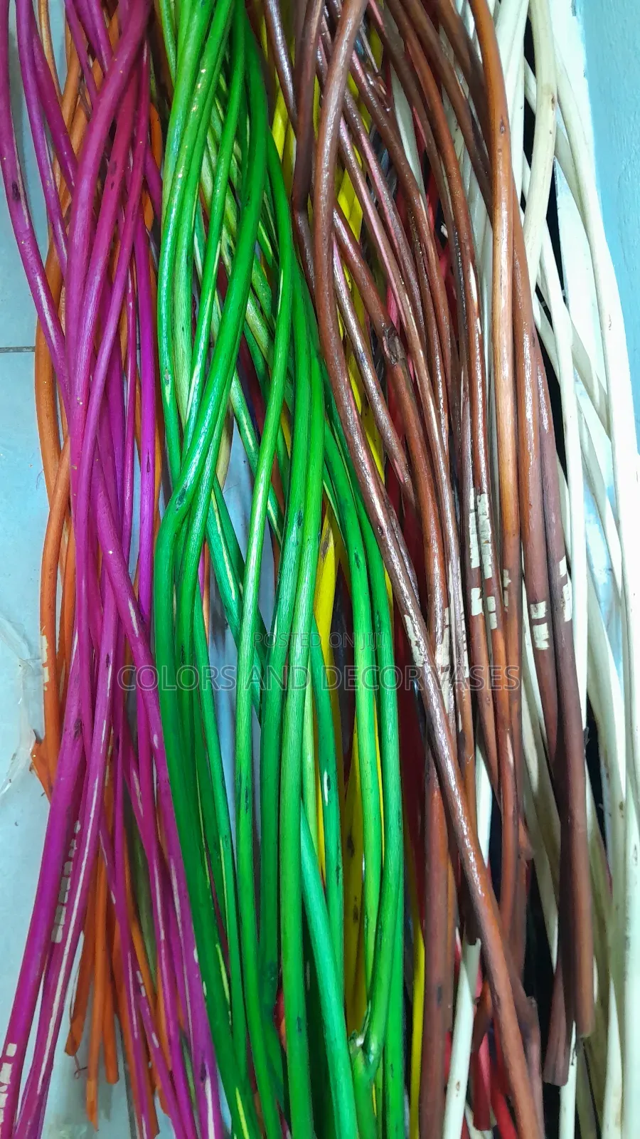 Coloured Sticks Decor