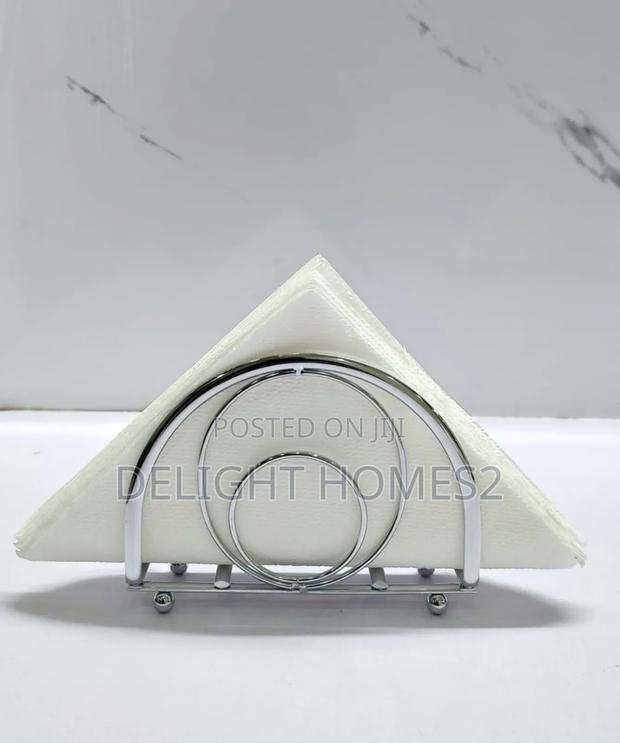 Hemisphere Shape Metallic Serviette Holder - thumbnail 2