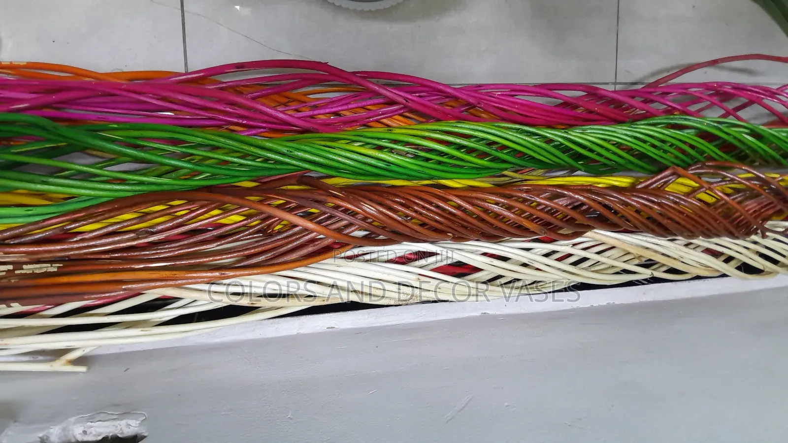 Long 1.5m Home Decor Sticks With Colours