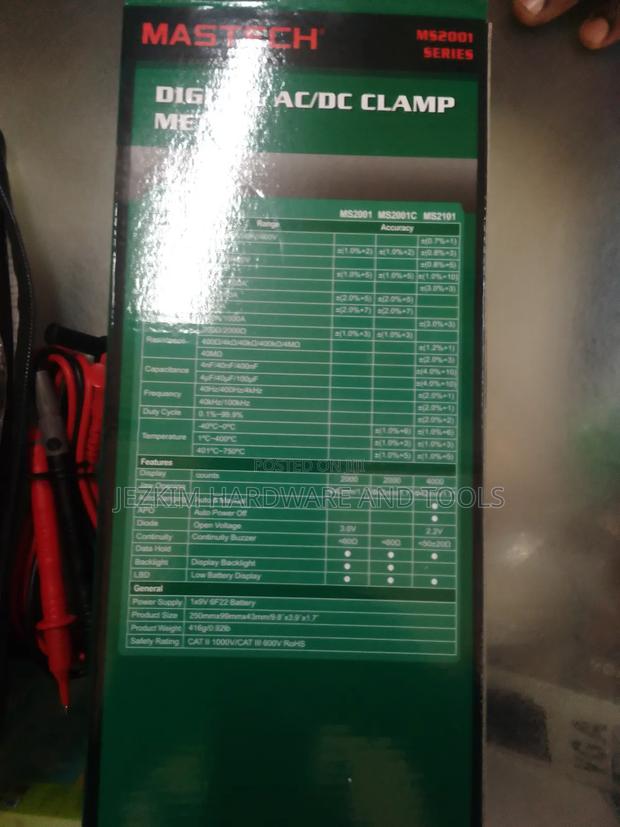 Digital Clamp Meter Mastech - thumbnail 4