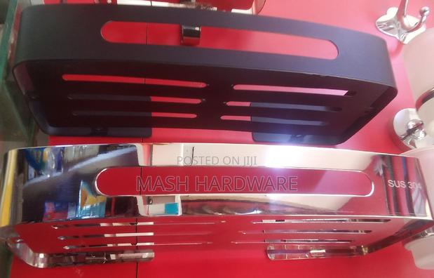 Matt BLK Silver Shelf Racks - main view