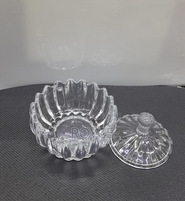 Elegant Glass Sugar / Candy Dish - thumbnail 2