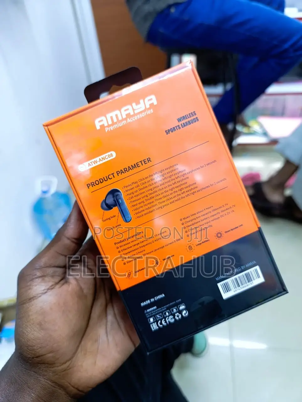 Amaya Wireless Atw-Anc08 Earbuds