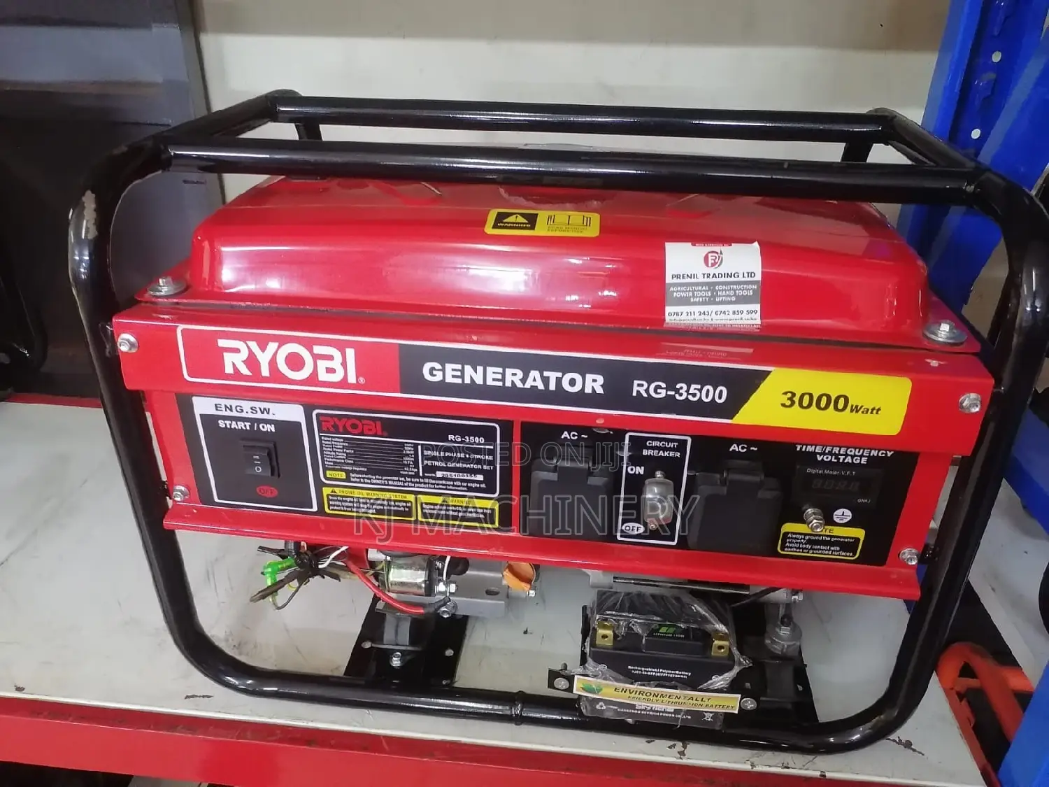 Ryobi Petrol Generator Heavy 5.0kva