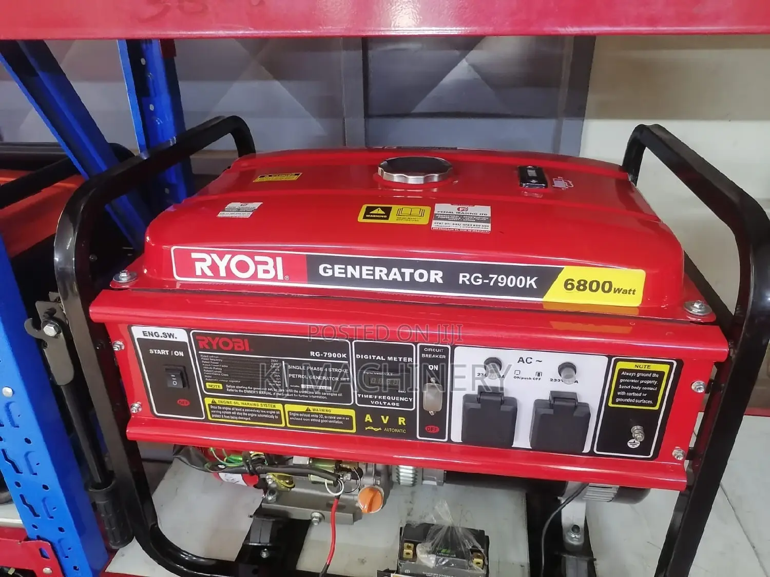 Ryobi Petrol Generator Heavy 5.0kva