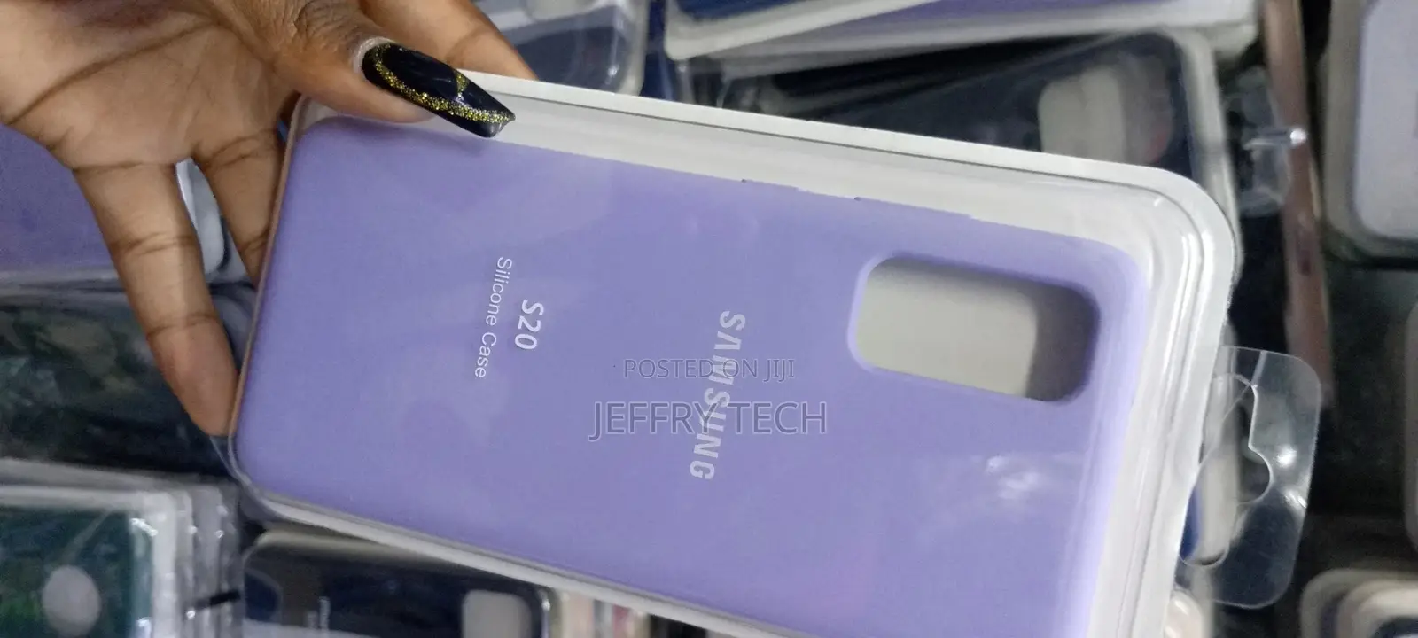 Back Cover for Cell Phone Silicone Violet - For Galaxy S20