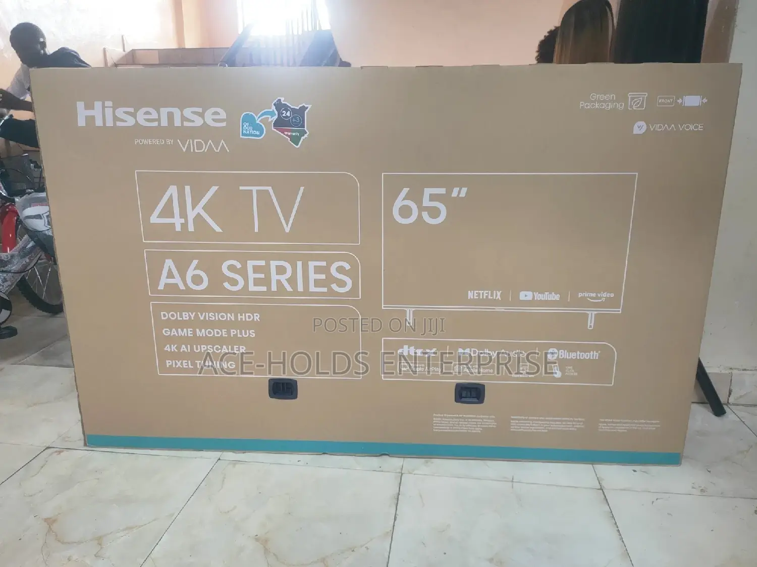 Hisense Smart Tv 65 Smart Uhd Frameless - A6 Series