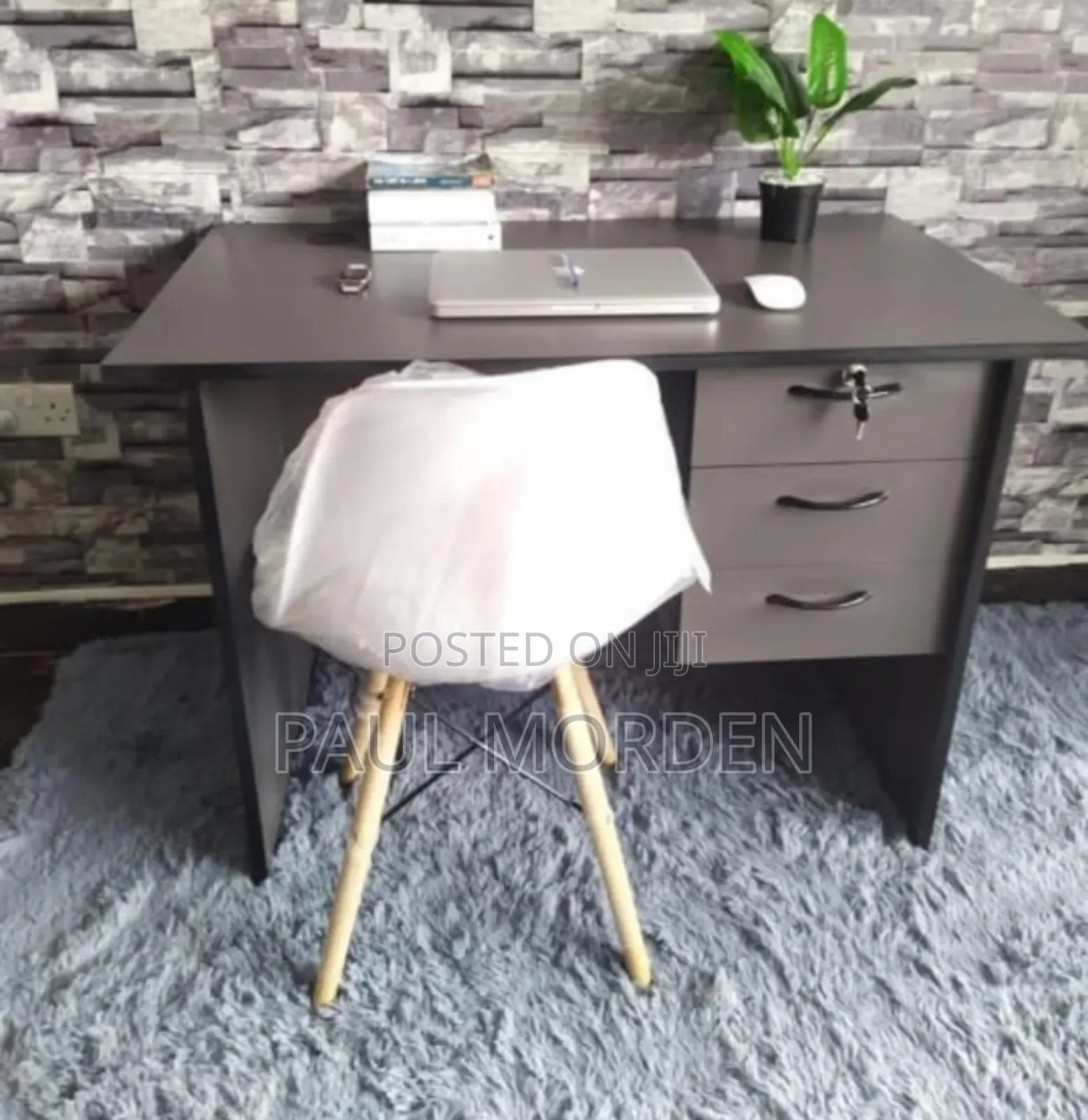 Office Desk and Eames Chair