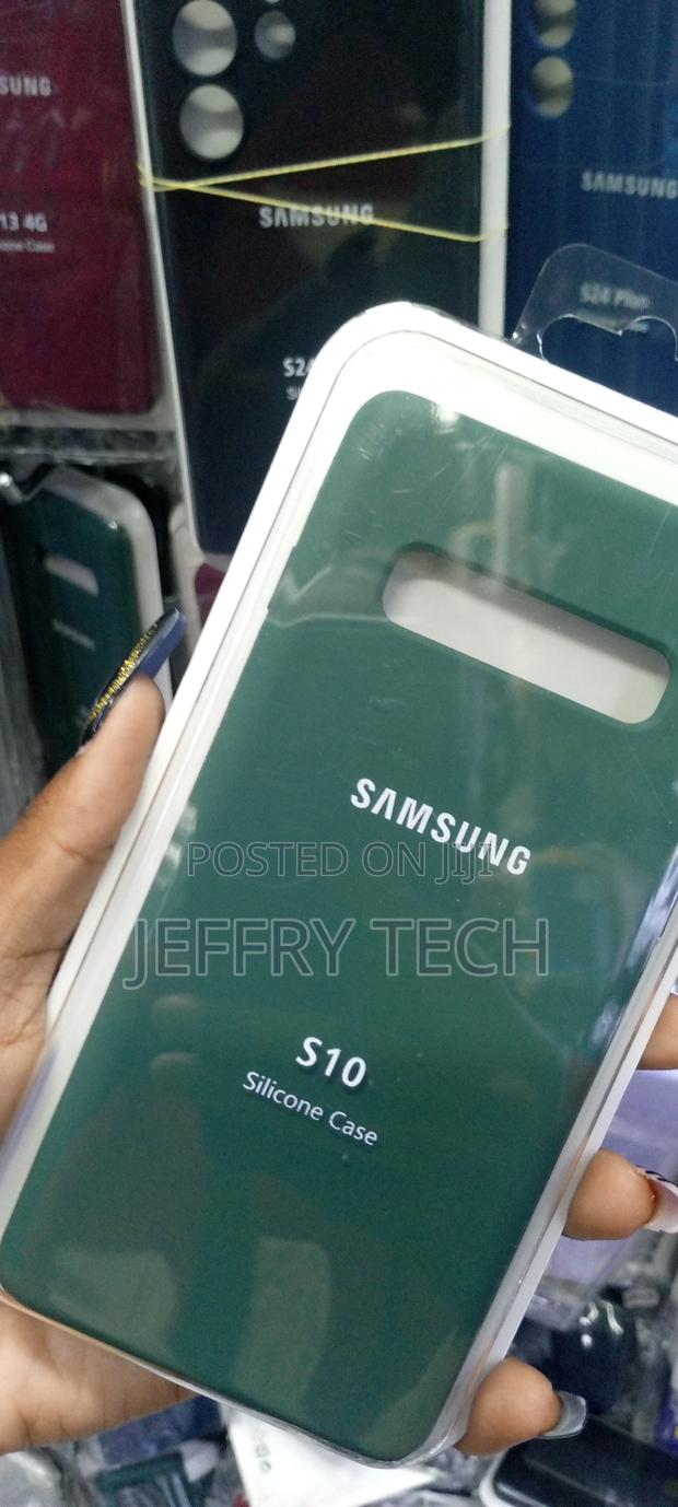 Silicone Shock Proof Back Cover for Samsung Galaxy S10 - thumbnail 2