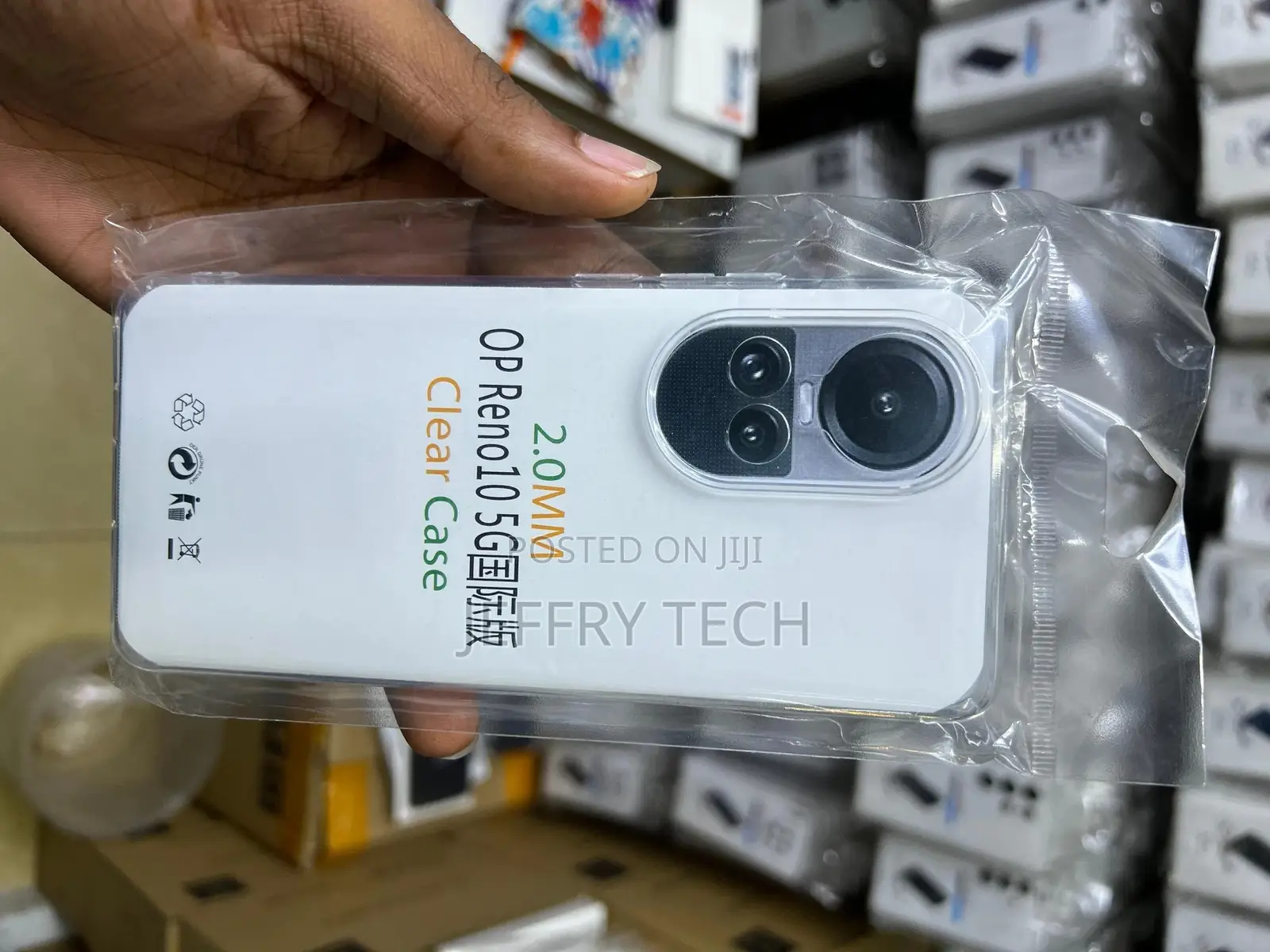 Silicone Clear Case Cover for Oppo Reno 10 5G / 10 Pro 5G