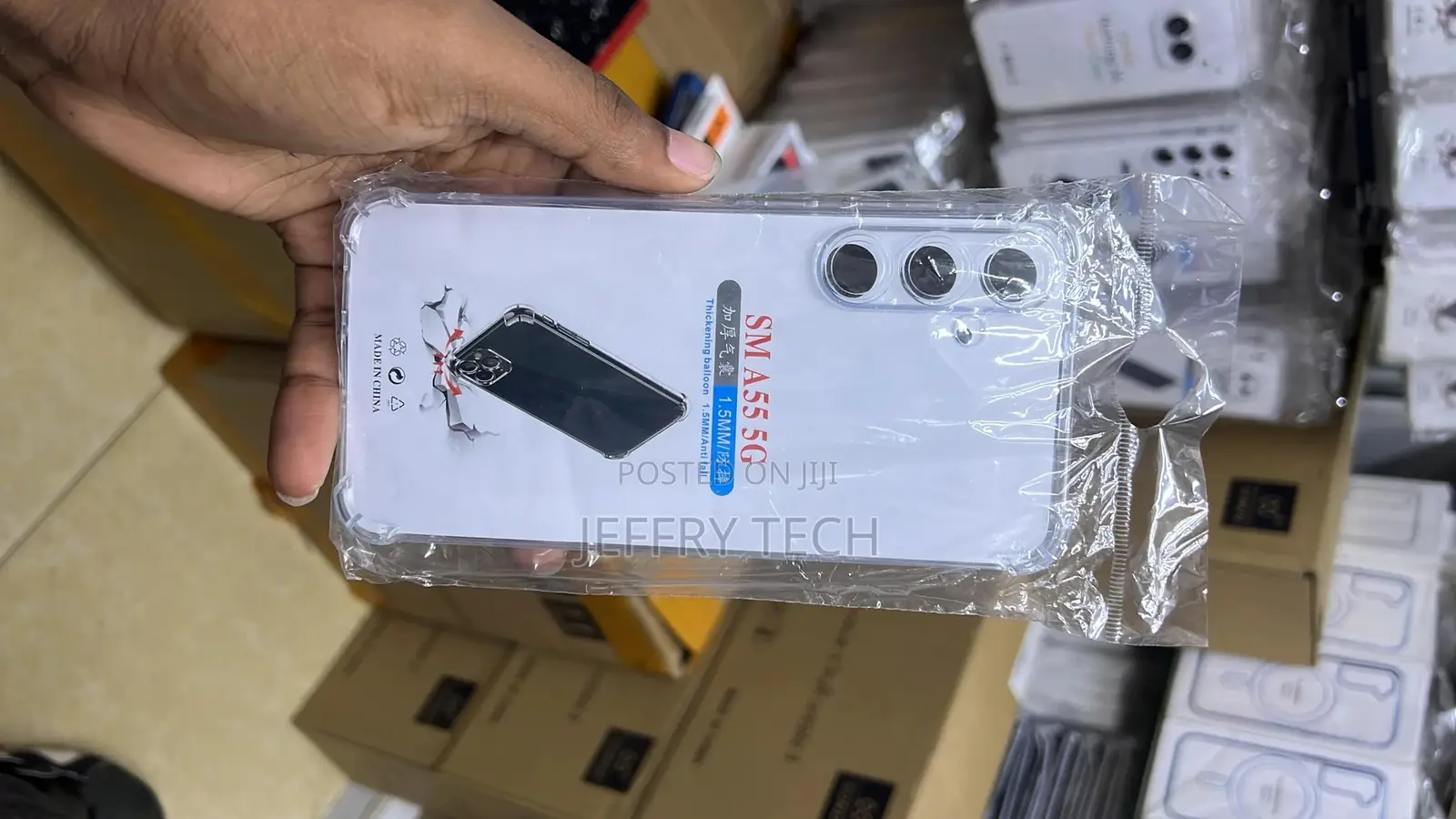 Ultra Clear Back Cover for Samsung Galaxy A55 5G (Bumper Cas