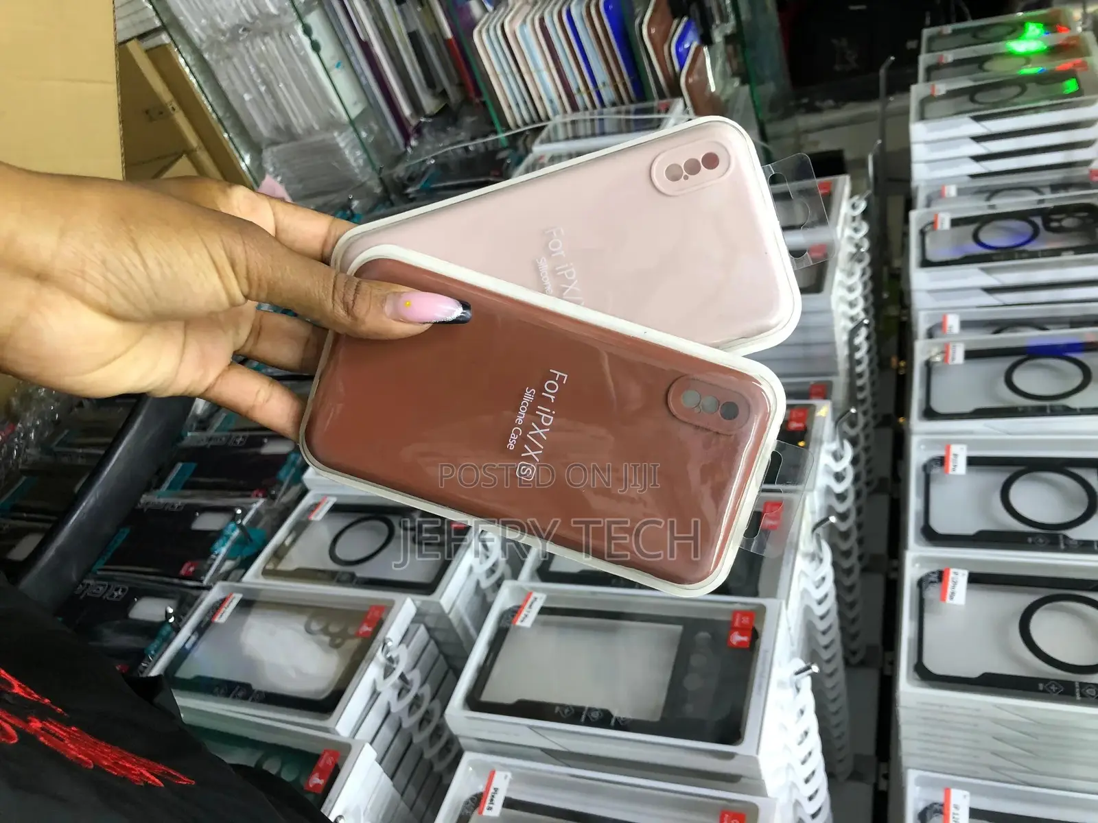 Dark Brown Silicone Case for Apple iPhone X/Xs