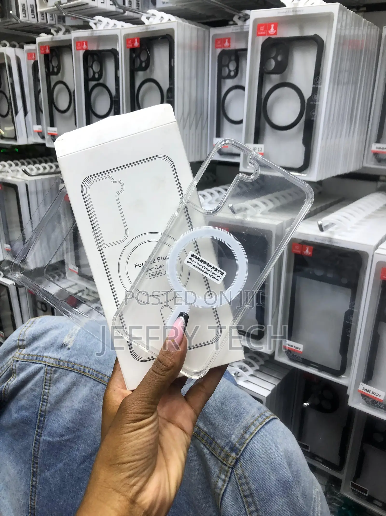 Samsung Galaxy S22 Plus Case Clear Magsafe Shockproof Magent