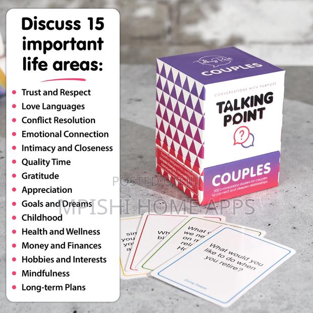 200 Couples Conversation Cards - main view