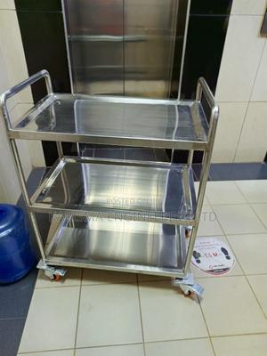 Stainless Steel Trolley Three Tier - thumbnail 2