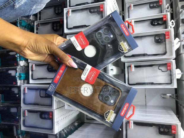 iPhone 15 Pro Leather Case Original Luxurious Premium Qualit - thumbnail 3