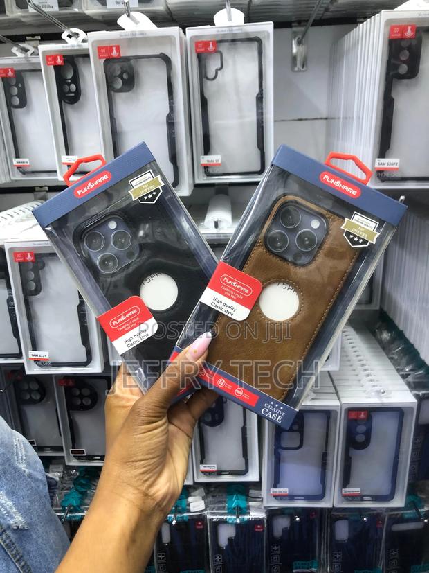 iPhone 15 Pro Leather Case Original Luxurious Premium Qualit - main view