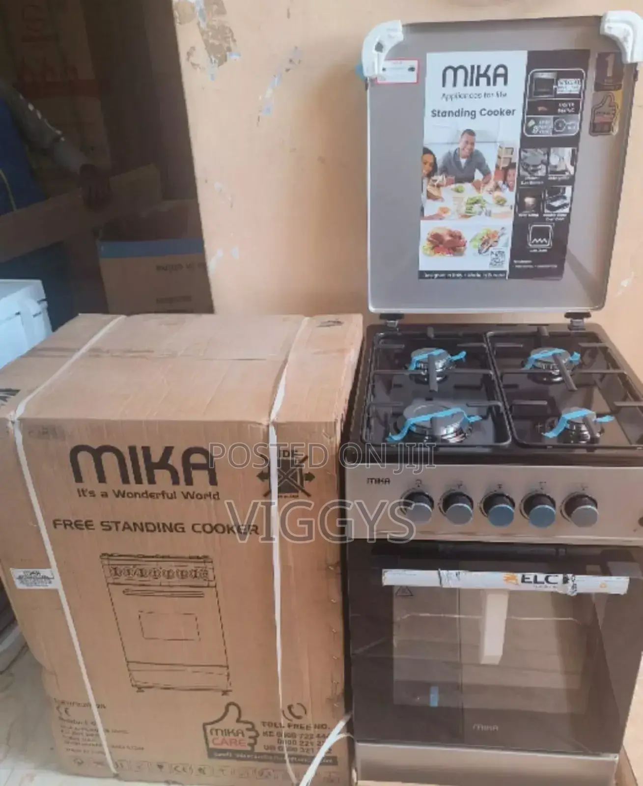 Good Mika All Gas Free Standing Gas Cooker- 50*60, Gas Oven