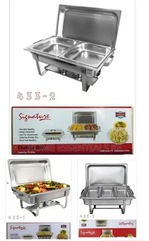 Signature Stainless Steel Chaffing Dish 9ltrs.