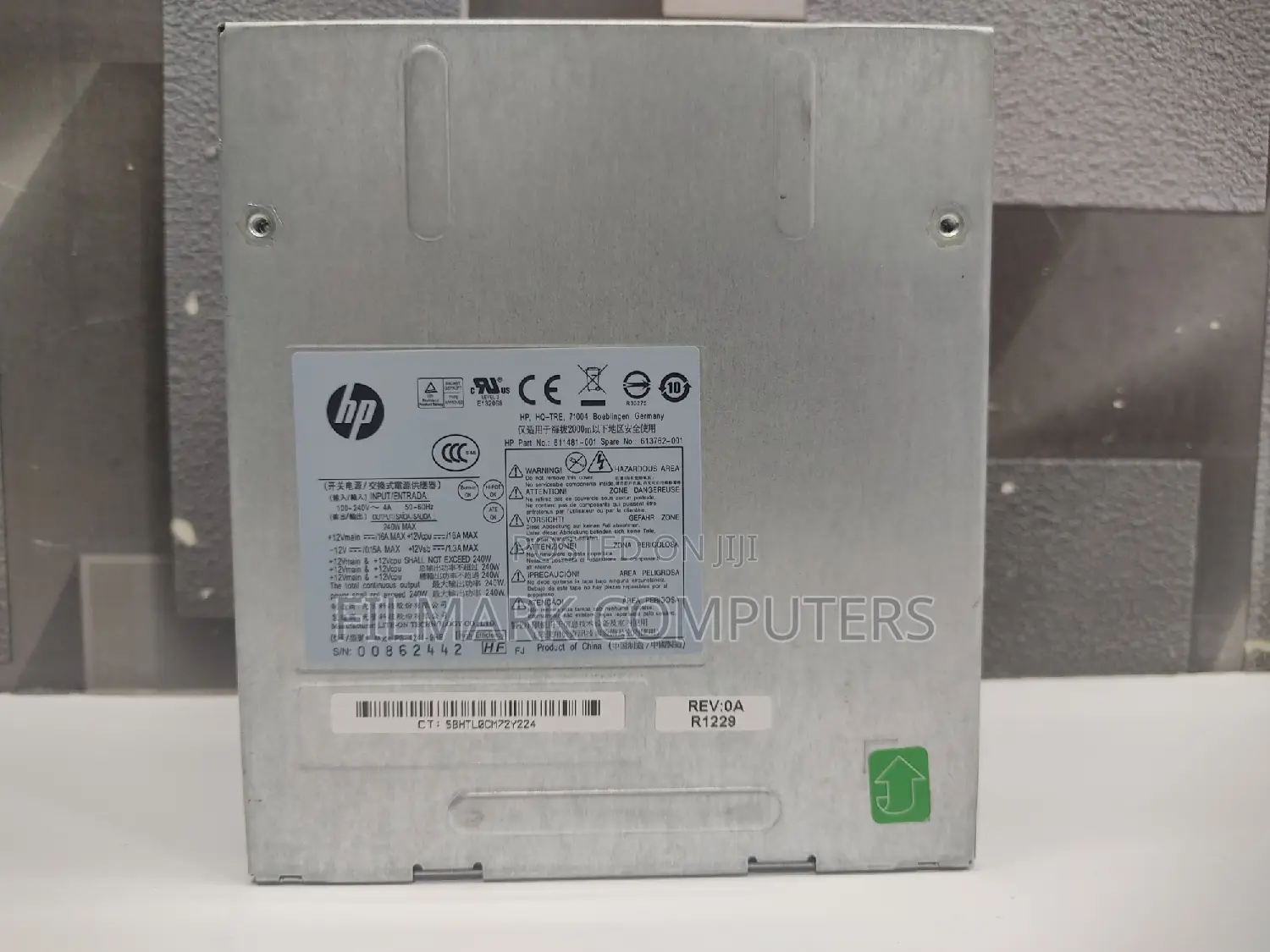 Power Supply for Hp 6300 6200 8300 8200 8100 SFF 240w