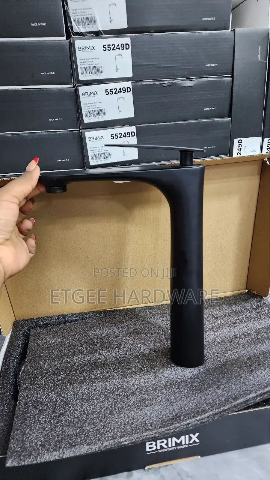 Classy Black Table Top Tap
