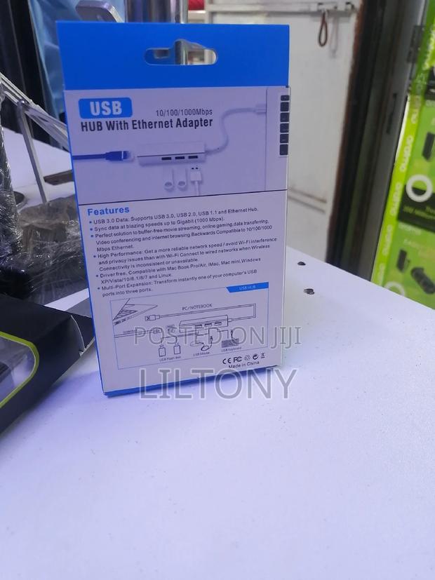 Usb Hub With Etharnet Adaptermbps - thumbnail 2