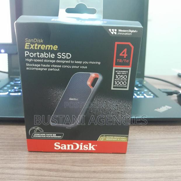 Sandisk Extreme Portable External SSD V2 – 4tb – Sdssde61-4t - main view