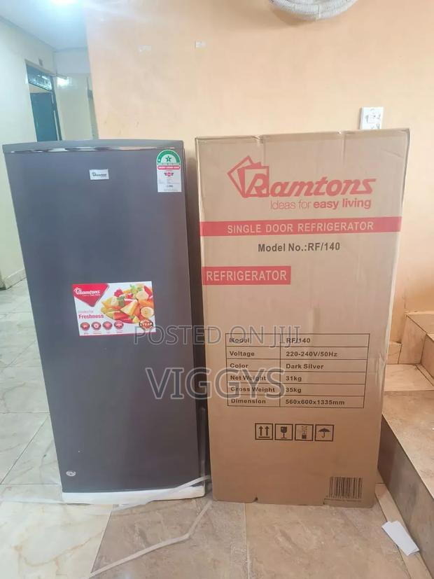 Amazing Ramtons RF/140-single Door 180LT Fridge-Silver
