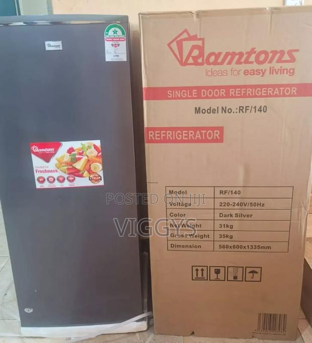 Best Ramtons RF/140-single Door 180LT Fridge-Silver