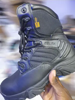 Black Delta Unisex Tactical Military Boots >Black Boots