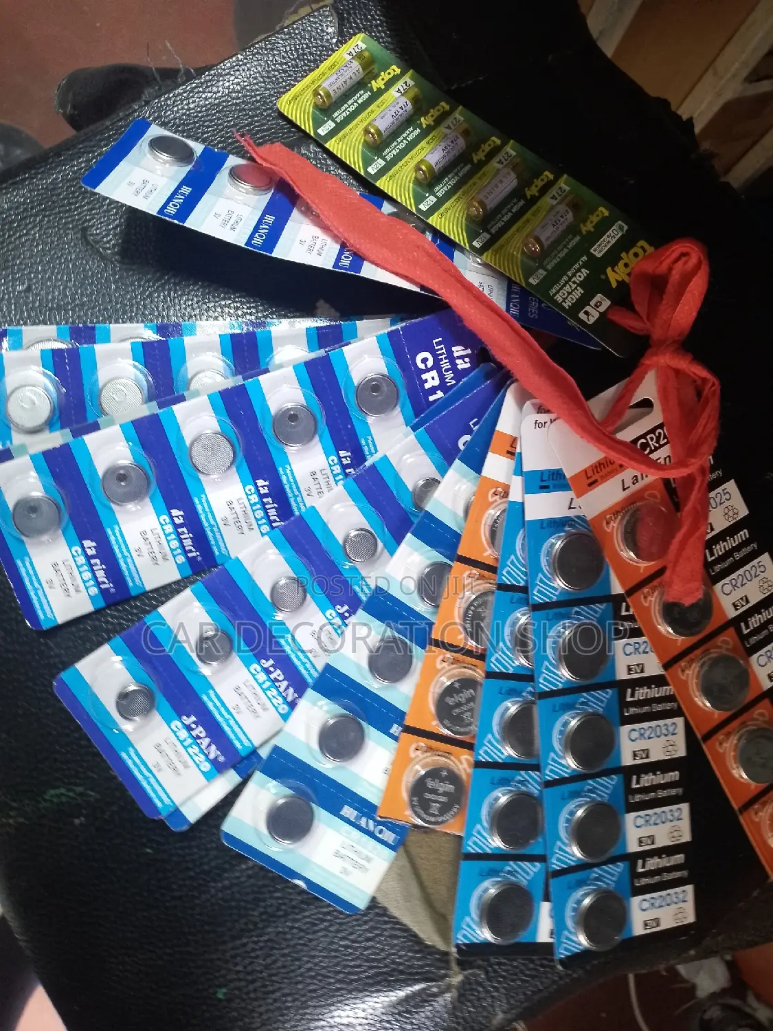 Different Sizes Cr Batteries 5pc