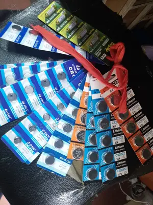 5pc Lithium Batteries for Car Remotes or Watches