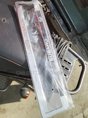 1pc New Generation Metallic Subaru Oblong Plates Holders