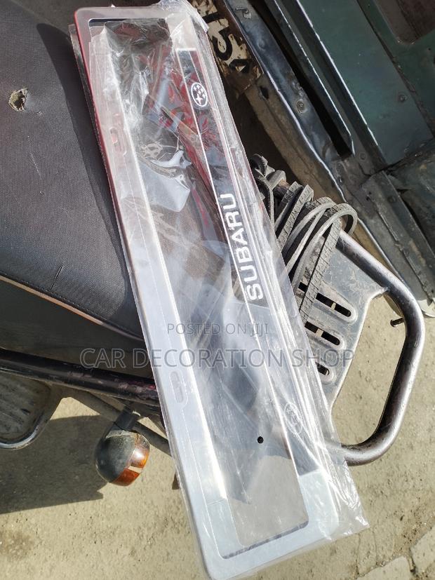 1pc New Generation Metallic Subaru Oblong Plates Holders