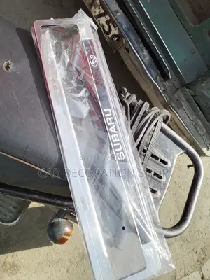 2pcs Metallic Subaru Plates Mounts for New Generation Number