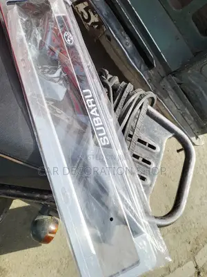 2pcs Metallic Subaru Plates Mounts for New Generation Number
