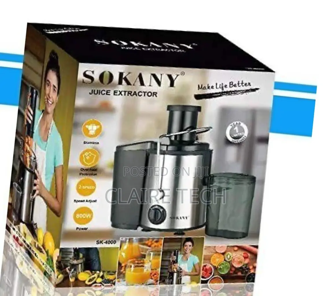 Sokany Electric Juicer Extractor Available 