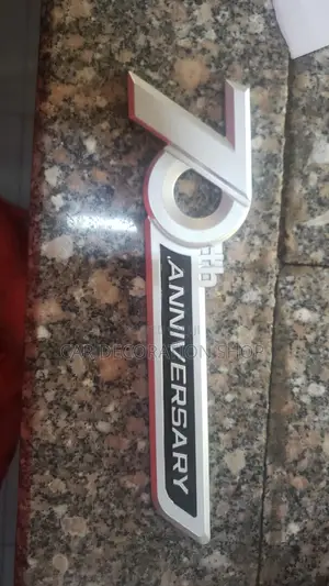 1pc Chrome 70th Anniversary Body Side Badge for Prado Cars