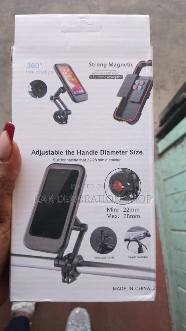 Waterproof Bike Phone Mount With Adjustable Handle