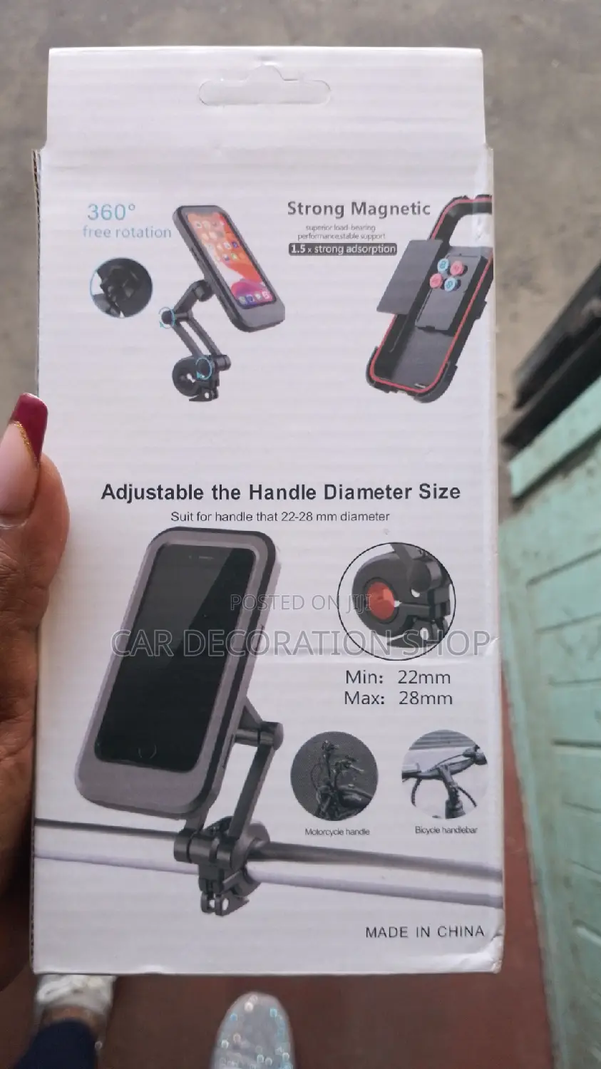 Waterproof Bike Phone Mount With Adjustable Handle