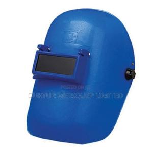 Welding Masks Blue Plastic Shield, With Handle,Tinted Window - thumbnail 2