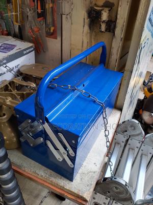 Blue Metallic 2 Sided Toolbox Carrier Box - thumbnail 2